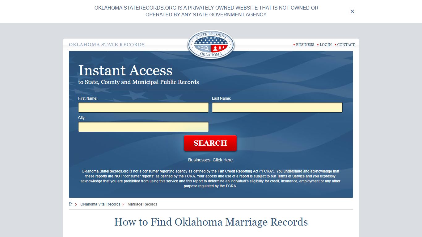 How to Find Oklahoma Marriage Records